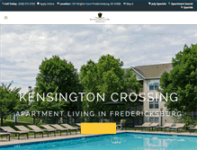 Tablet Screenshot of kensingtoncrossing.com